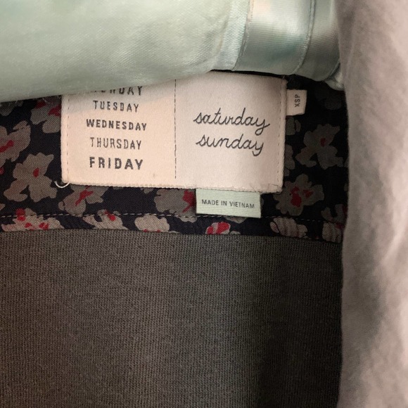 Saturday Sunday Anthropologie grey jacket XSP - Picture 5 of 6